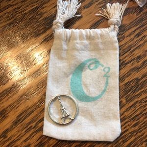 Origami Owl Eiffel TowerWindowPlate for lg locket